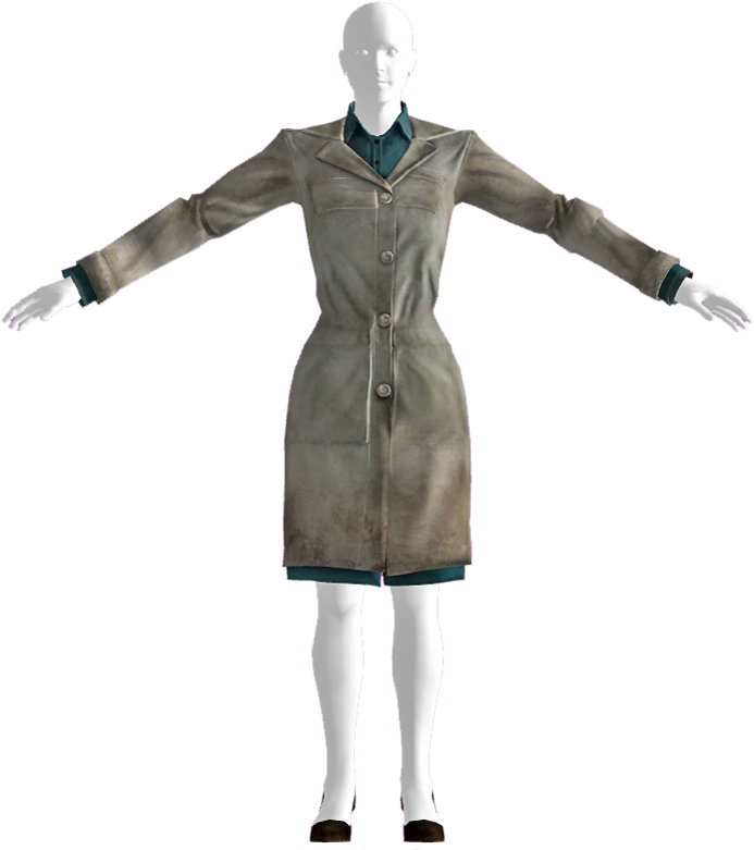 Mannequinin Lab Coat PNG