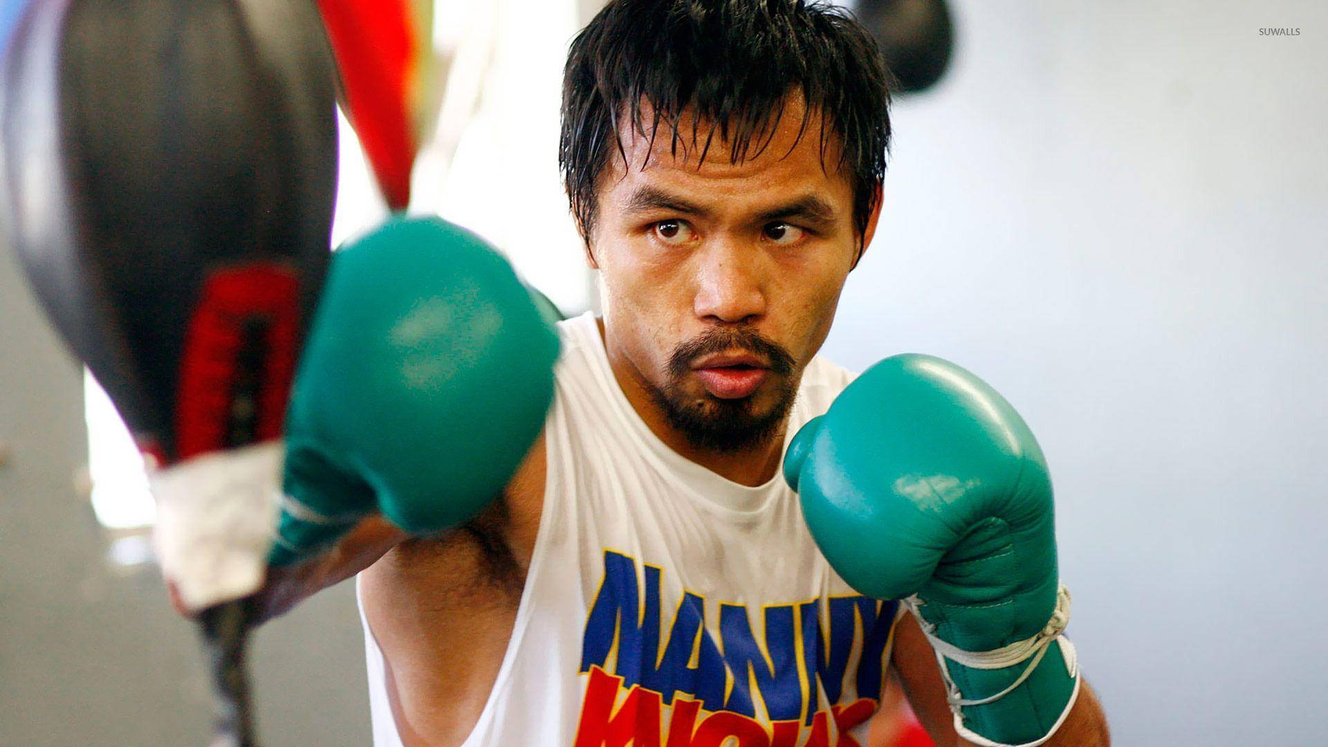 Manny Pacquiao Practice Session Wallpaper