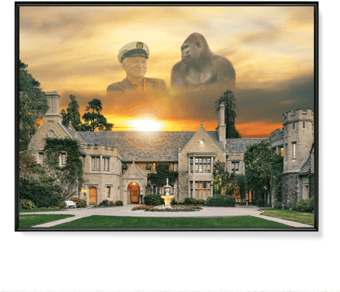 Mansion Sunset Admiral Gorilla PNG