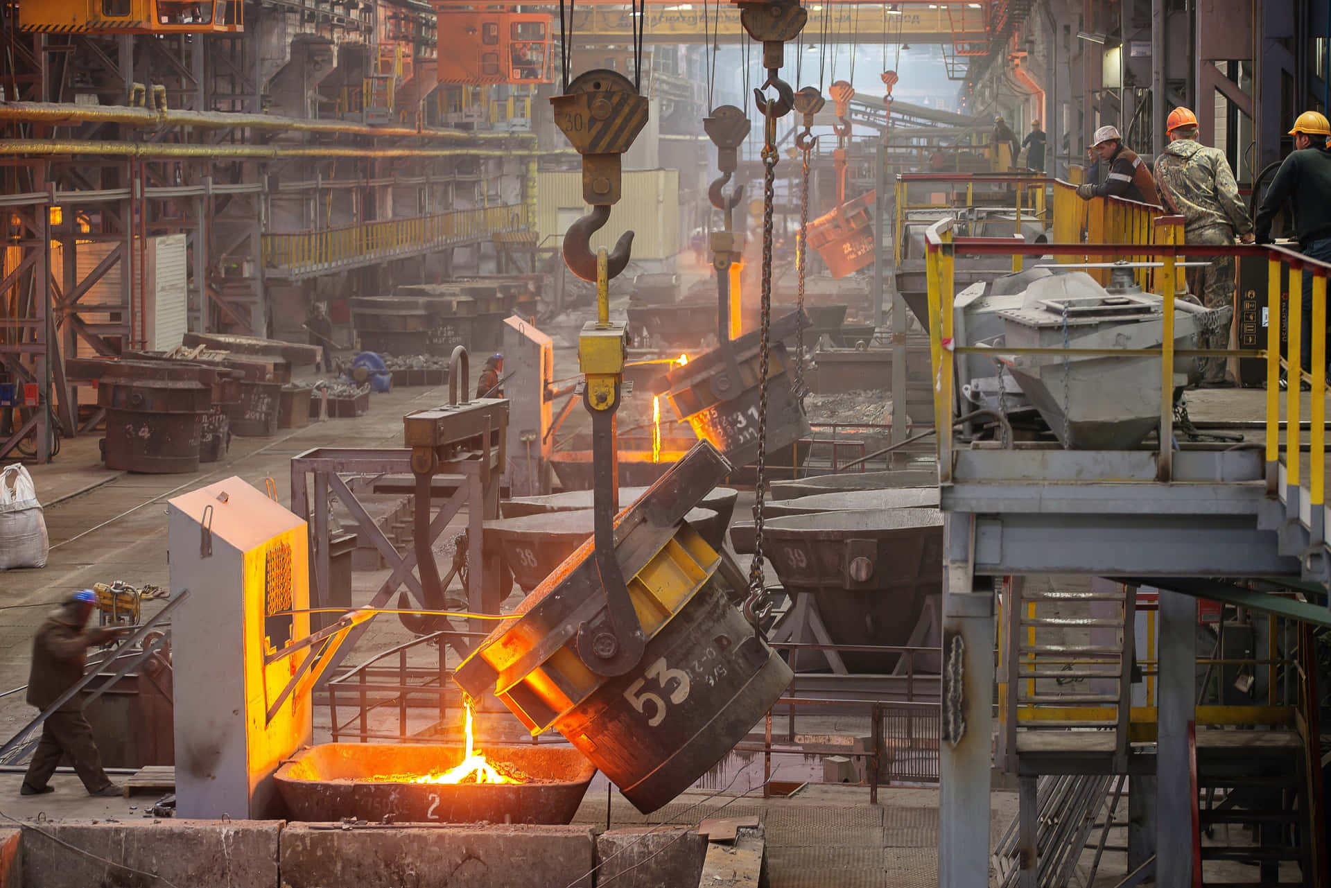 Automated Manufacturing Process Wallpaper