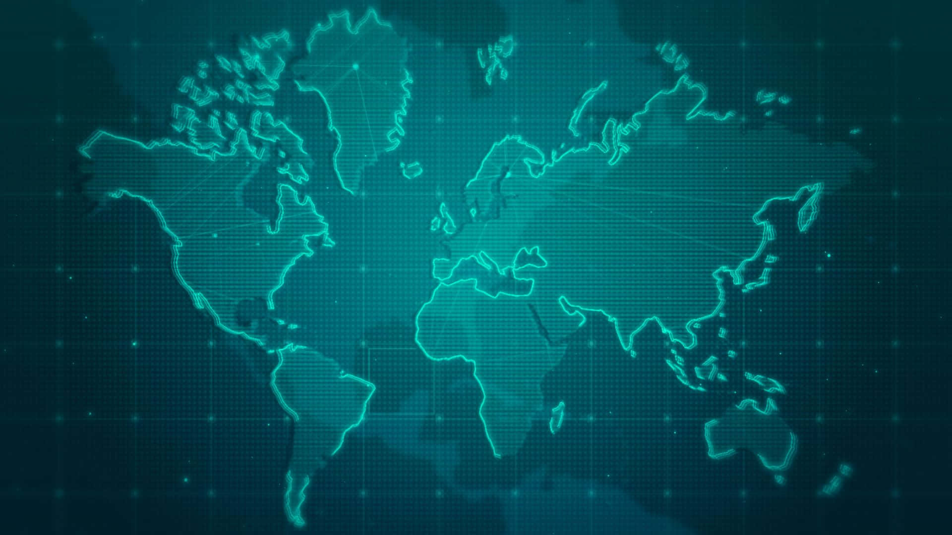 Exquisitofondo De Pantalla Digital De Mapa Mundial