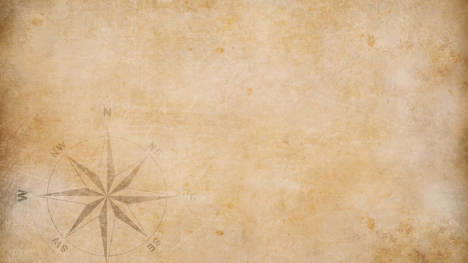 Old Blank Vintage Nautical Map Background