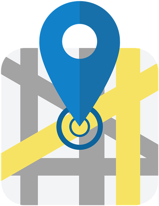 Map Location Pin Icon PNG