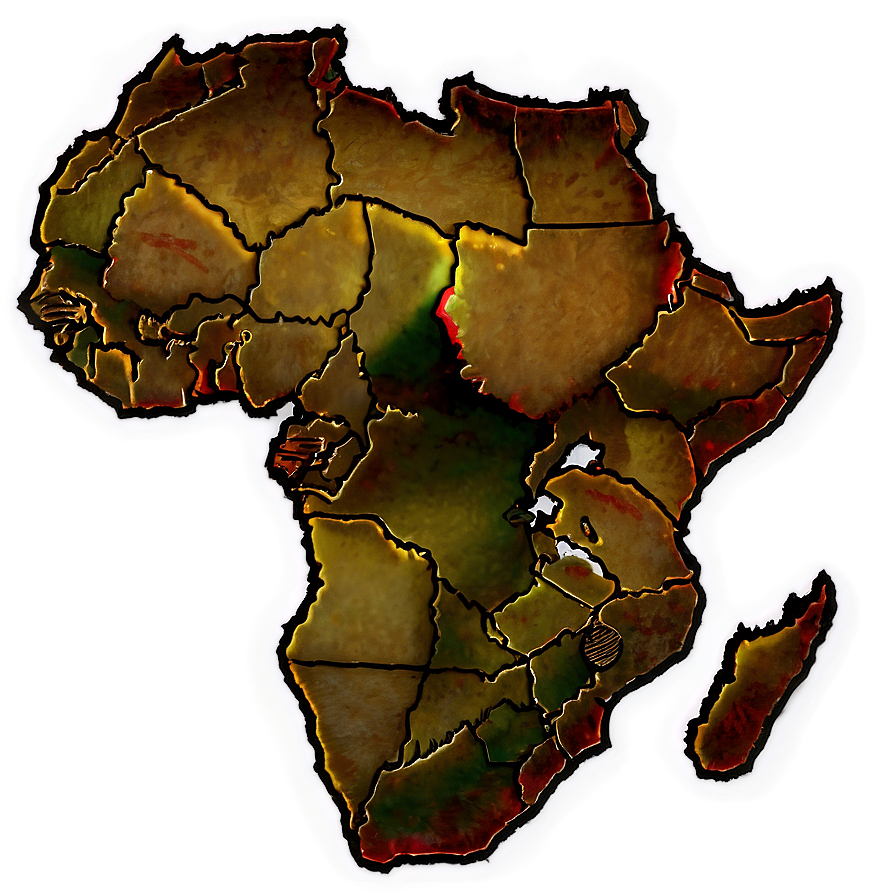 Map Of Africa Png 29 PNG