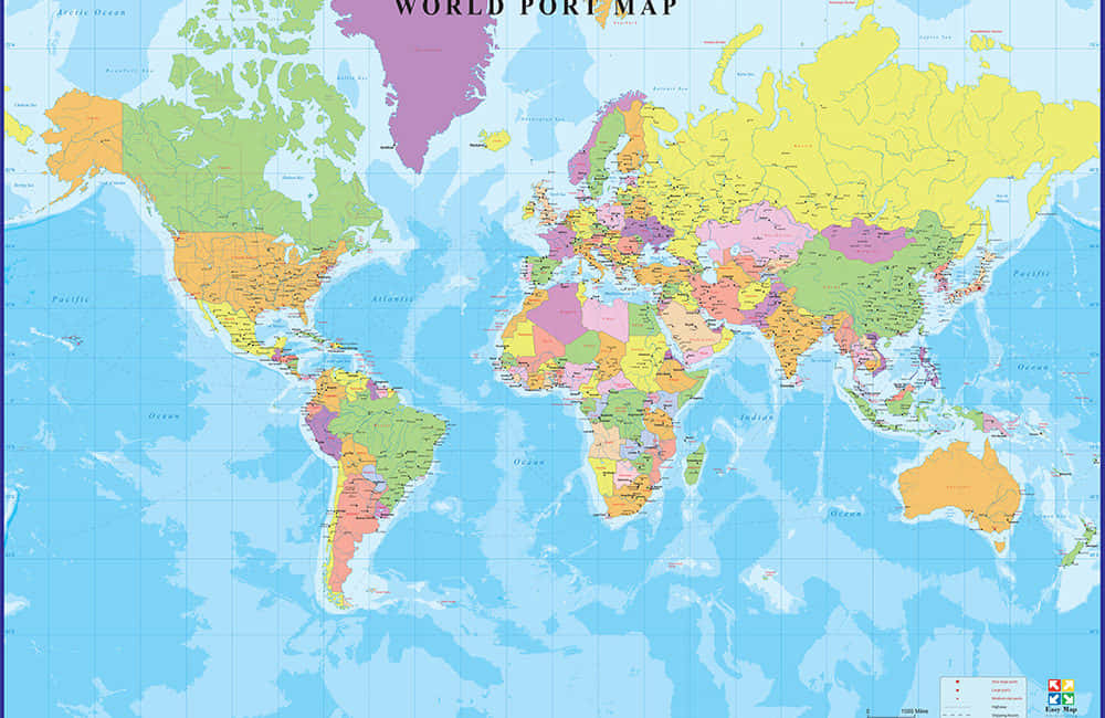 Detailed Map Of The World