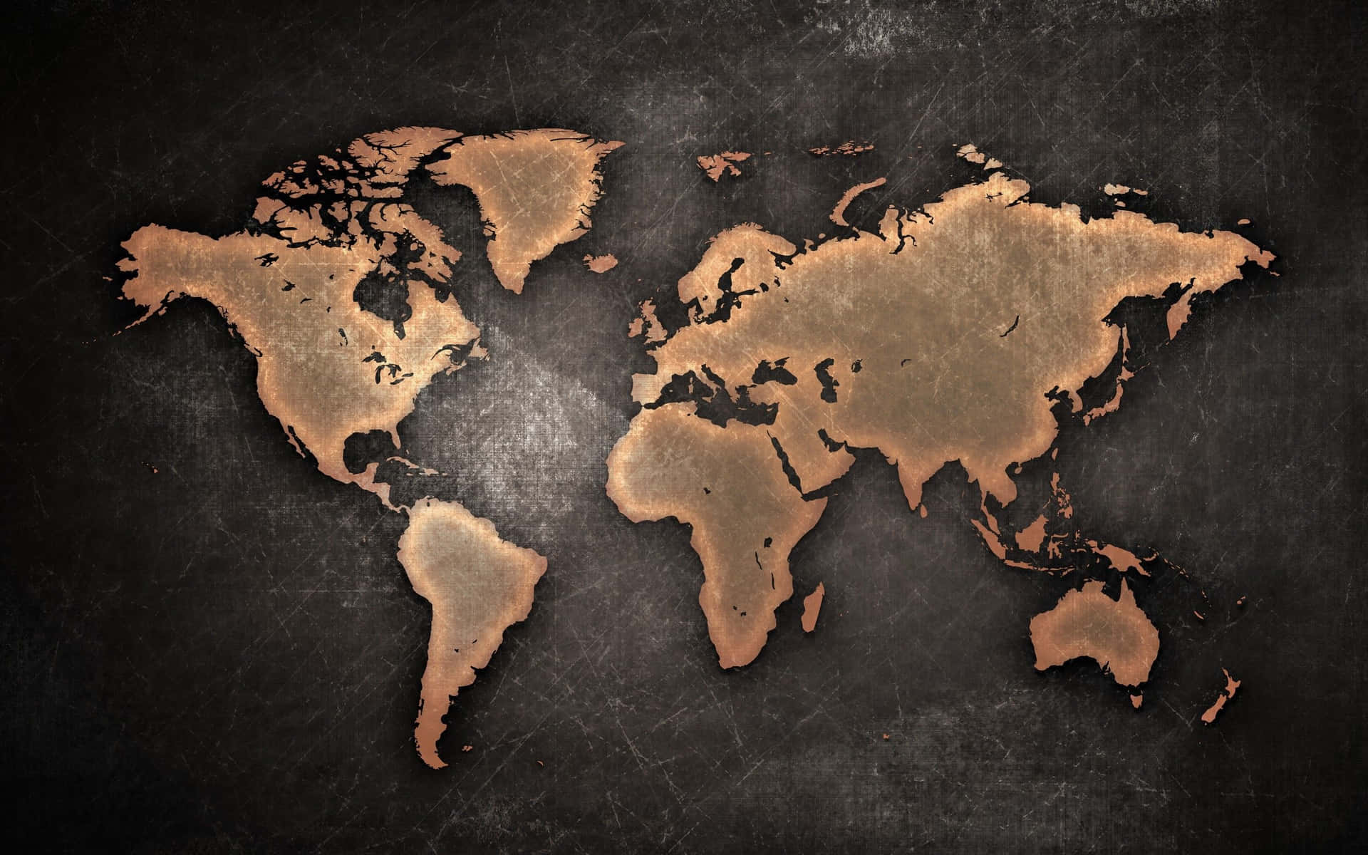 Mappadettagliata Del Mondo Che Mostra Tutti I Paesi