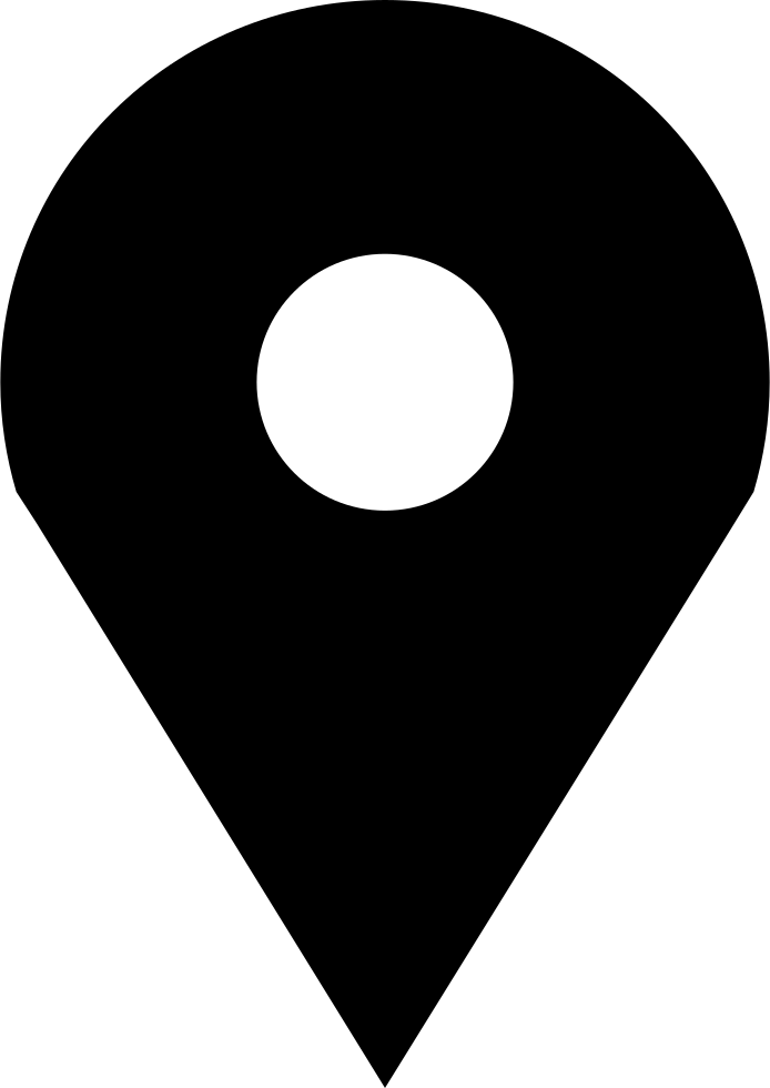 Map Pin Icon Black PNG