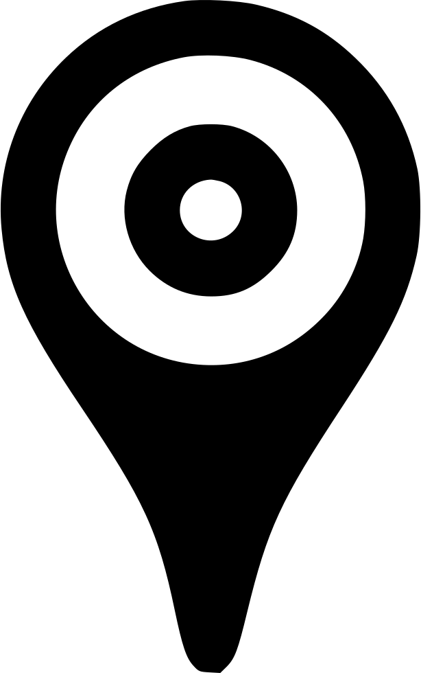 Map Pin Icon Black PNG