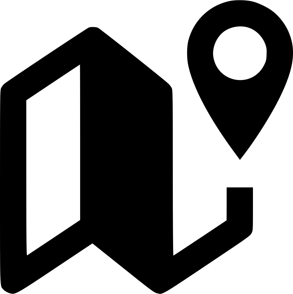 Map Pin Logo Design PNG