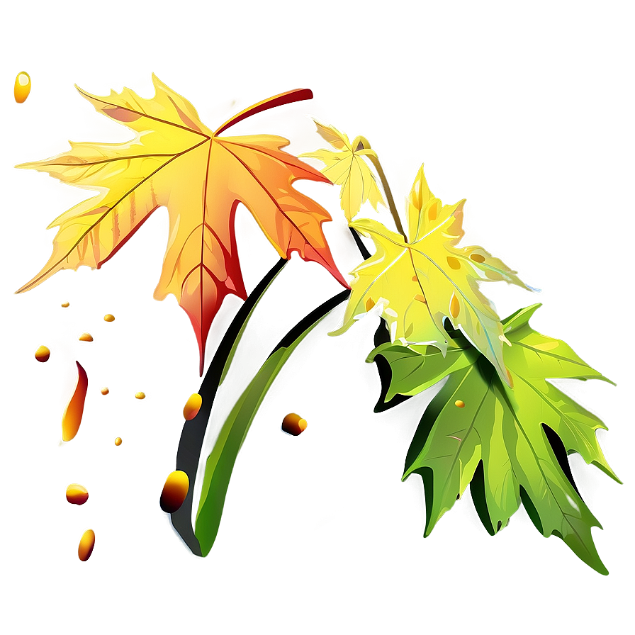 Maple Leaves Falling Png Guk31 PNG