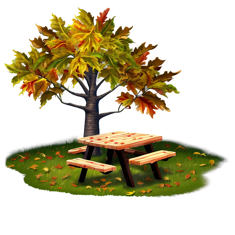 Maple Tree With Picnic Area Png 14 PNG