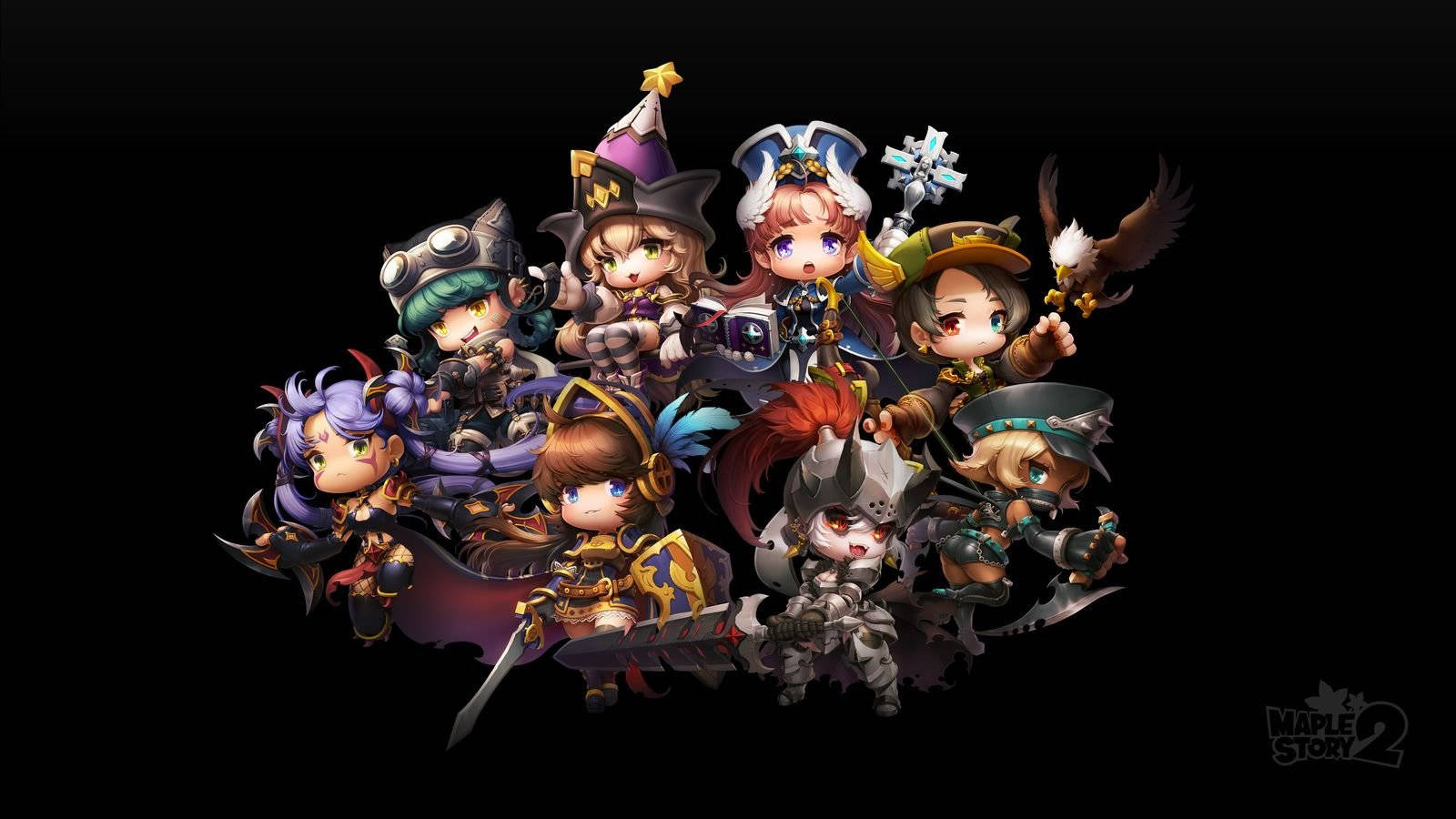 Maplestory 2 Class Characters Wallpaper