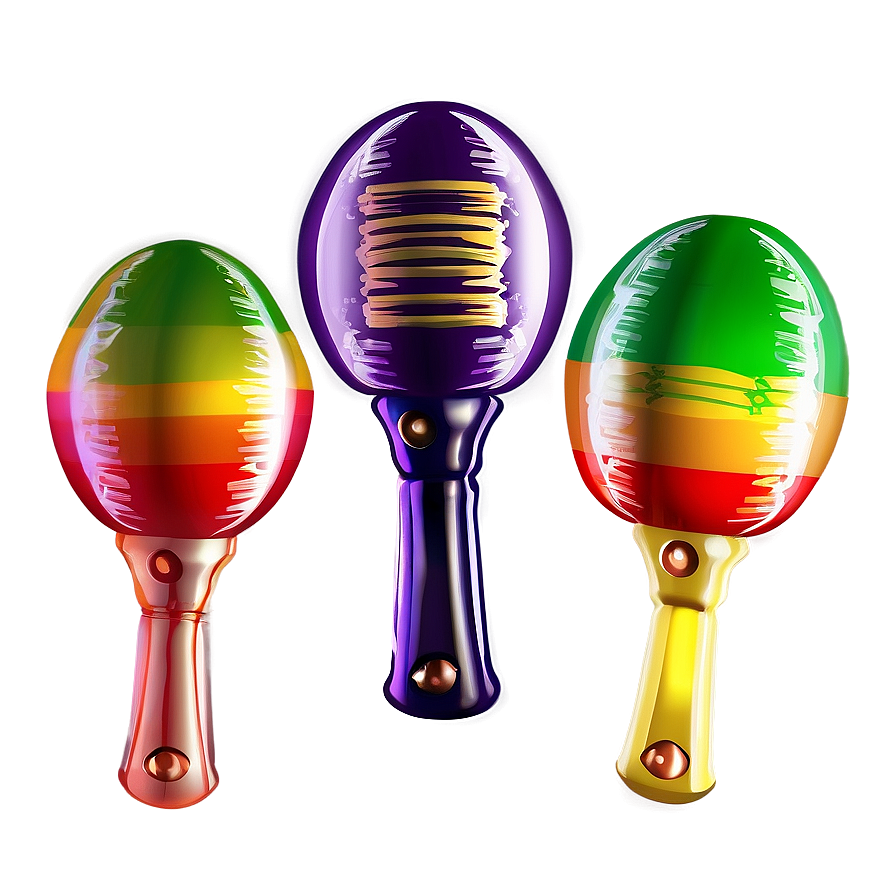 Maraca In Vector Style Png 06122024 PNG