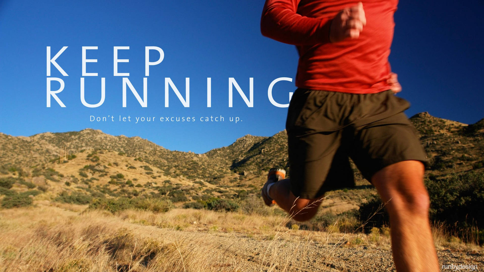 Marathon Keep Running Poster