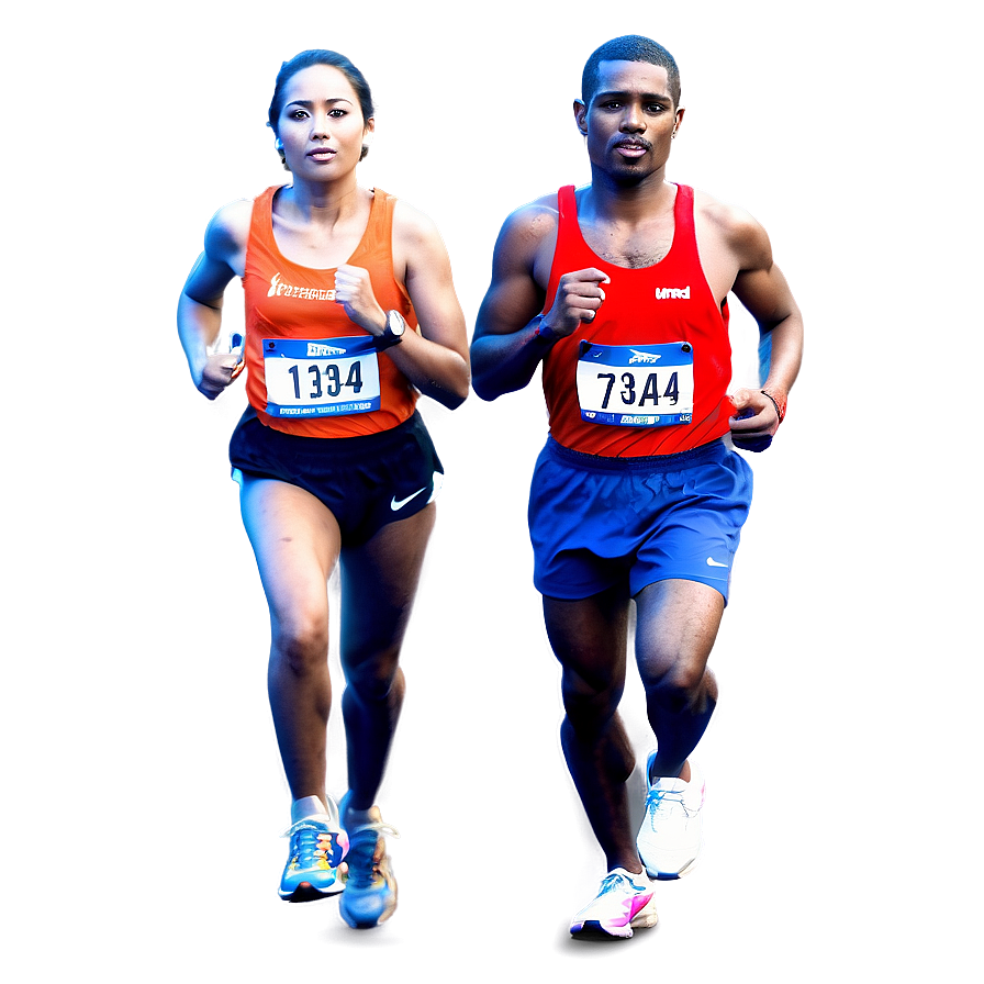 Marathon Runner Png 05212024 PNG