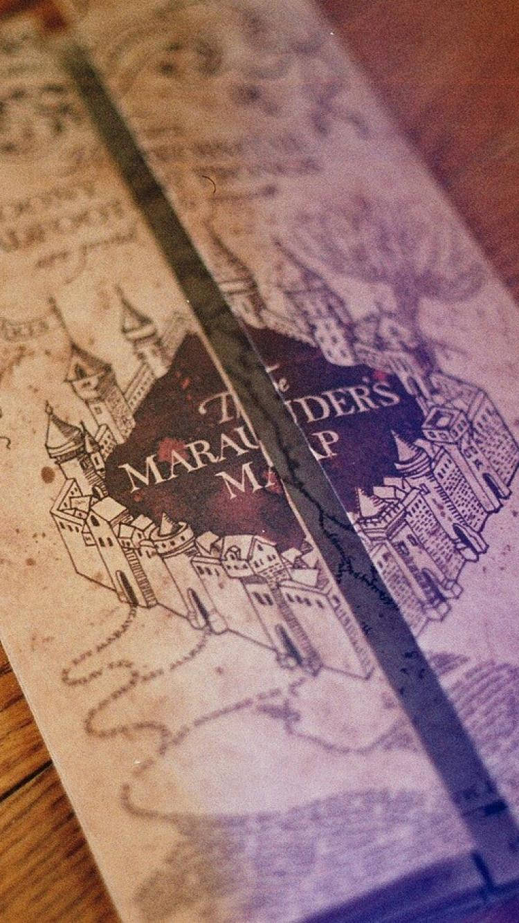 Marauder's Map Harry Potter Iphone Wallpaper
