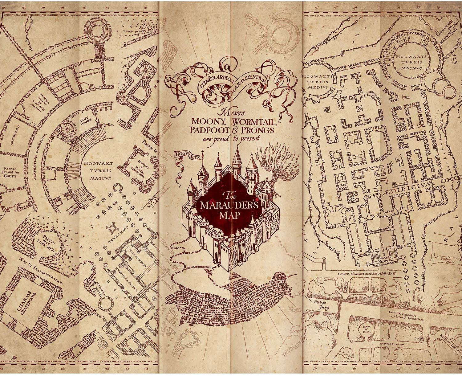 The marauders map hi-res stock photography and images - Alamy