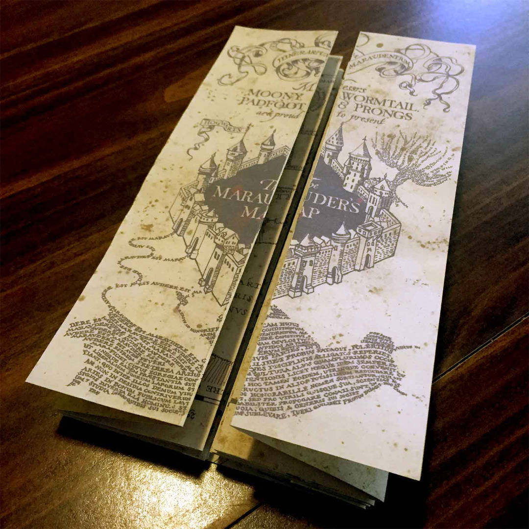 Marauders Map Of Hogwarts Wallpaper