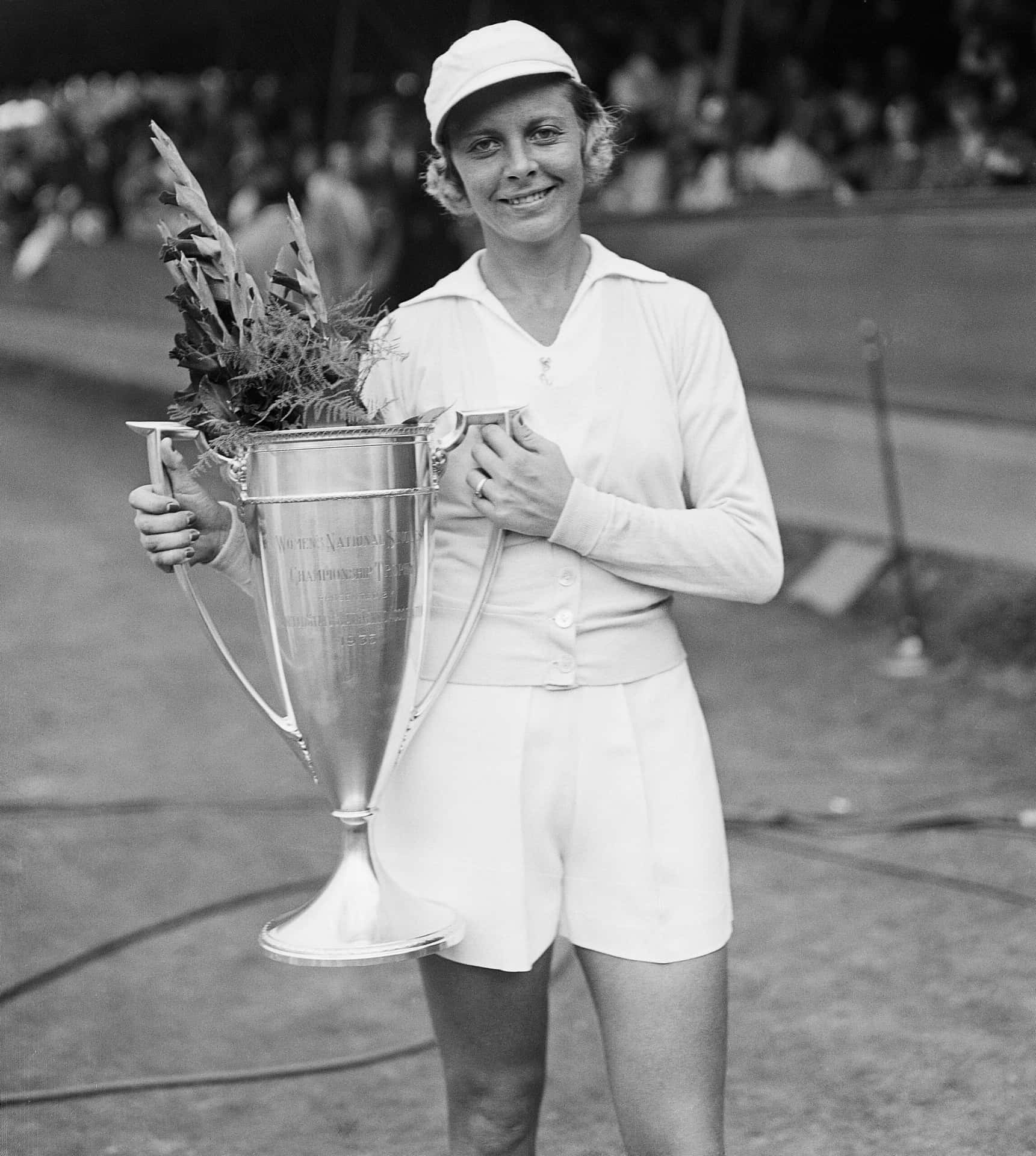 Marmere Alice Marmore Kvindes National Singles Championship Sejr 1936 Wallpaper