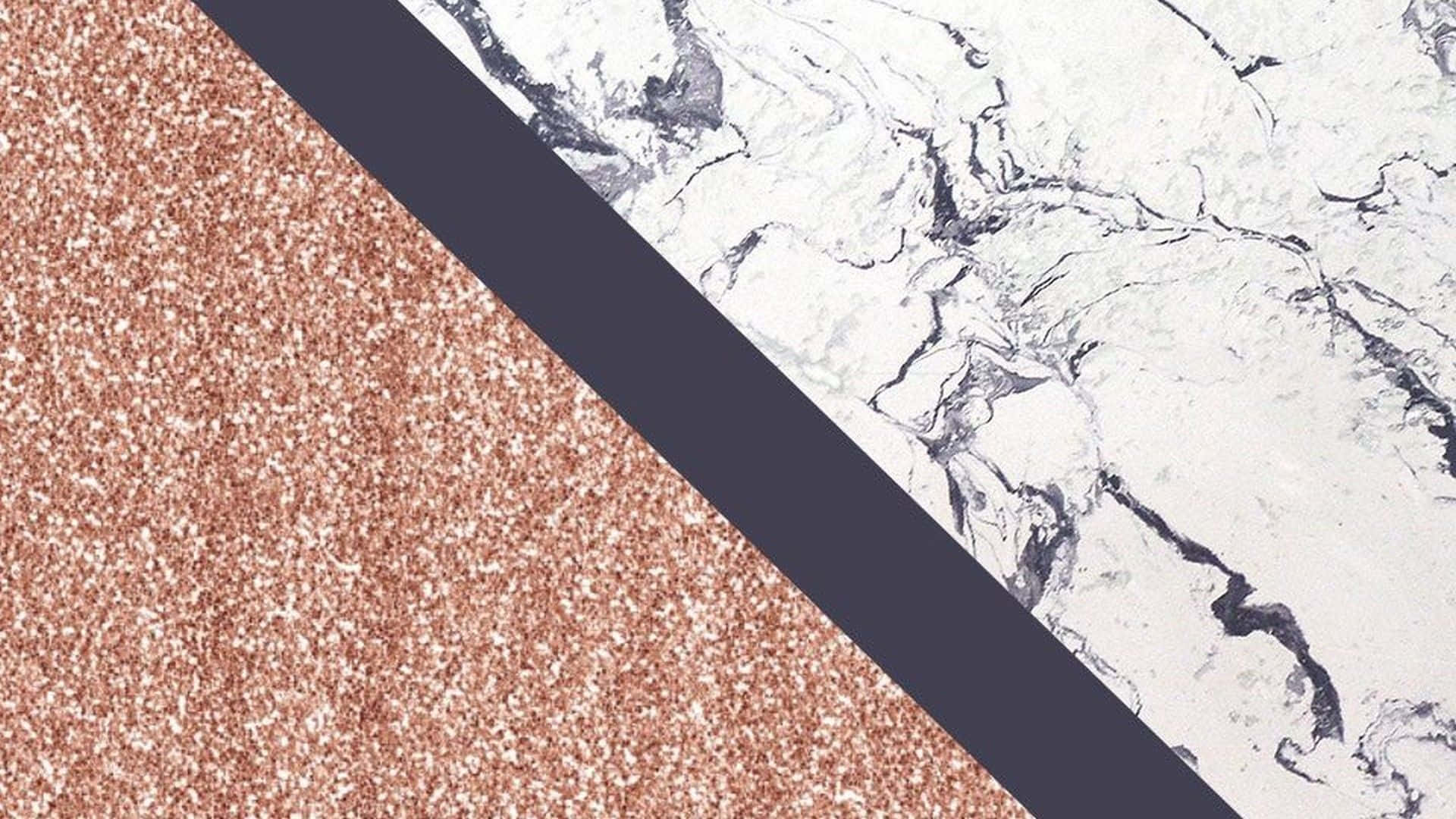 Vitoch Grå Marmor Med Brons-glitter Bakgrund