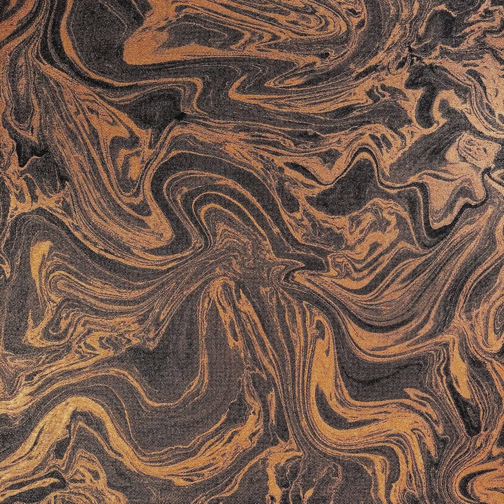 Abstract Elegance - Black and Tan Marble Aesthetics Wallpaper