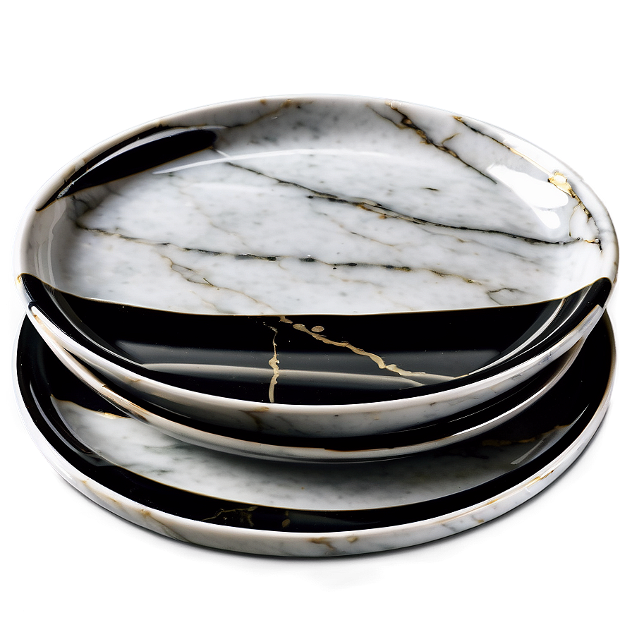 Marble Effect Serving Platters Png Hnx PNG