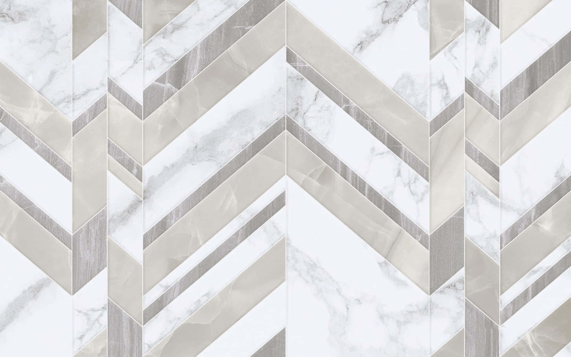 Marble Herringbone Pattern Tile Wallpaper