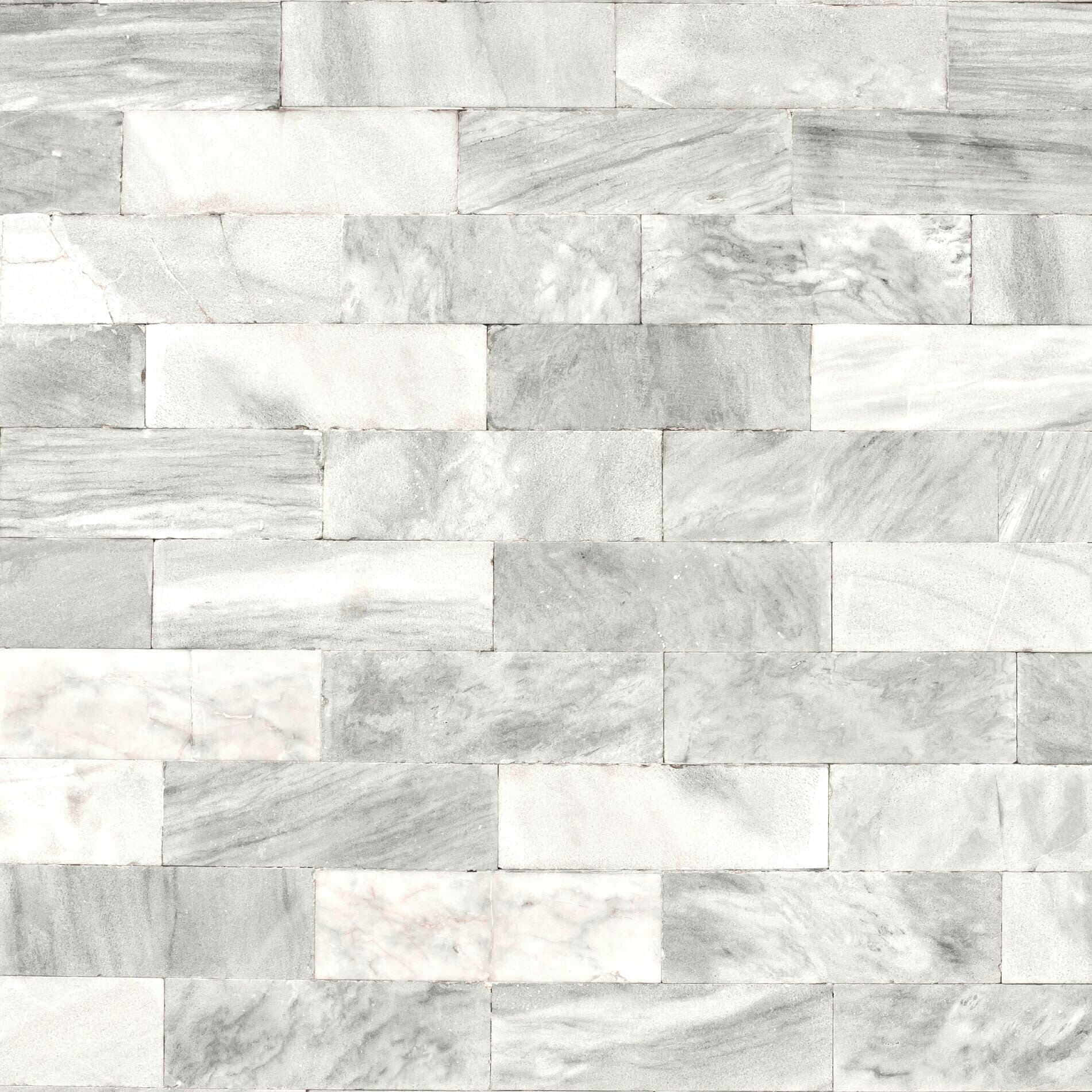Marble Herringbone Pattern Tile Texture Wallpaper