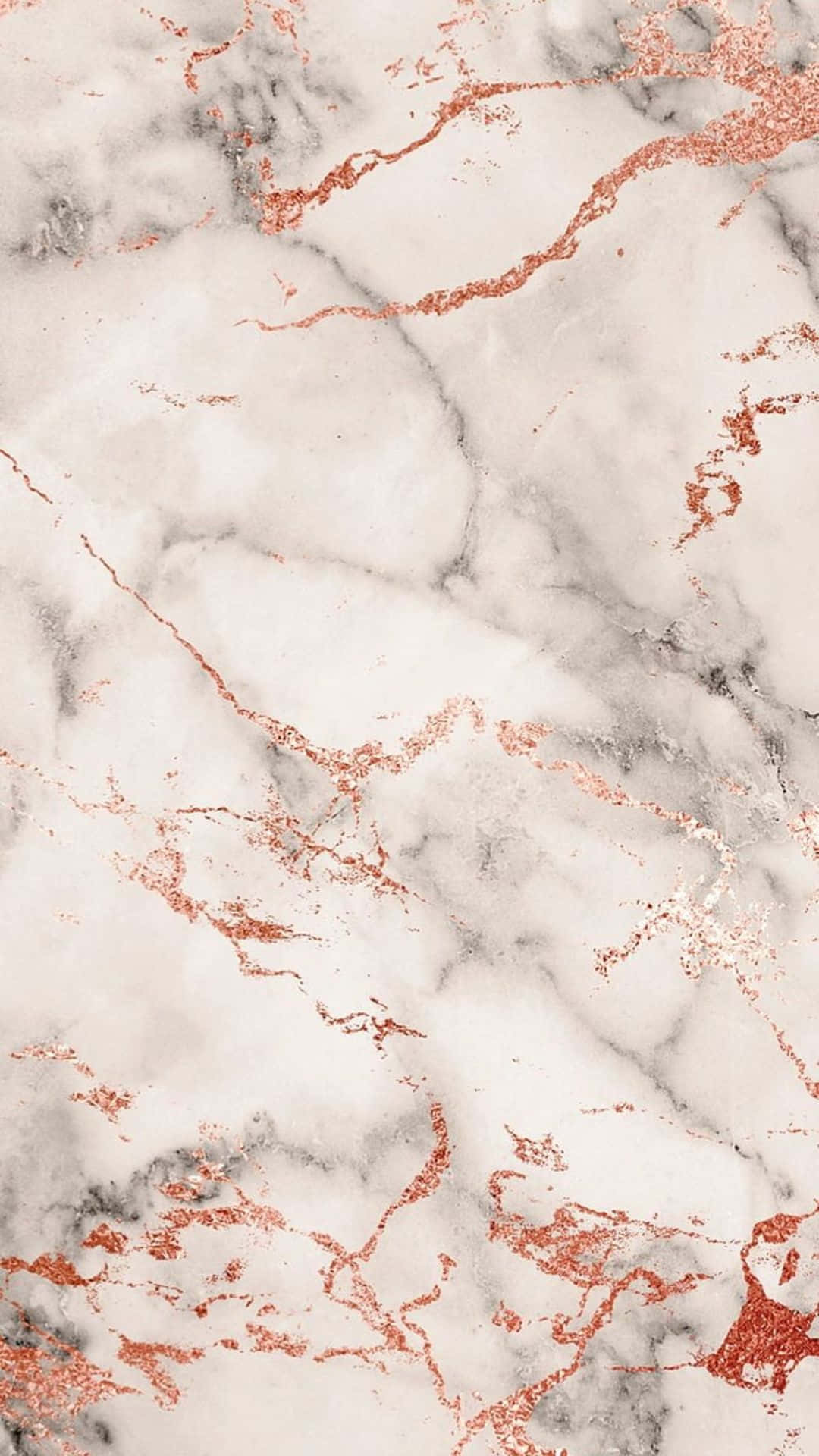 A Close Up Of A Marble With Rose Gold Paint Wallpaper