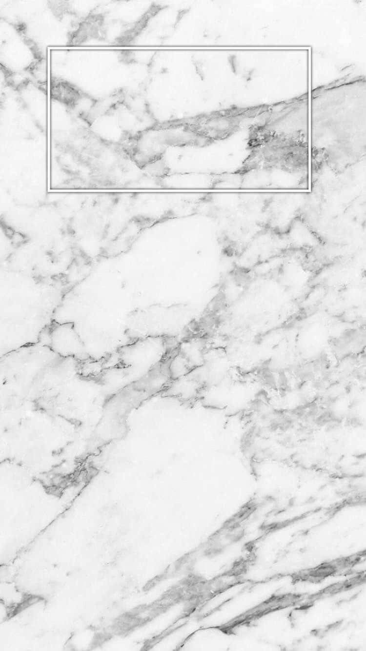 En hvid marmor baggrund med en hvid ramme Wallpaper