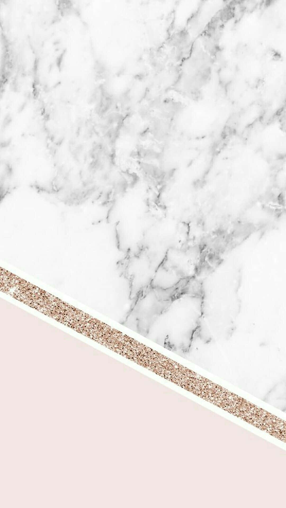 En pink marmorbord med en pink kant. Wallpaper