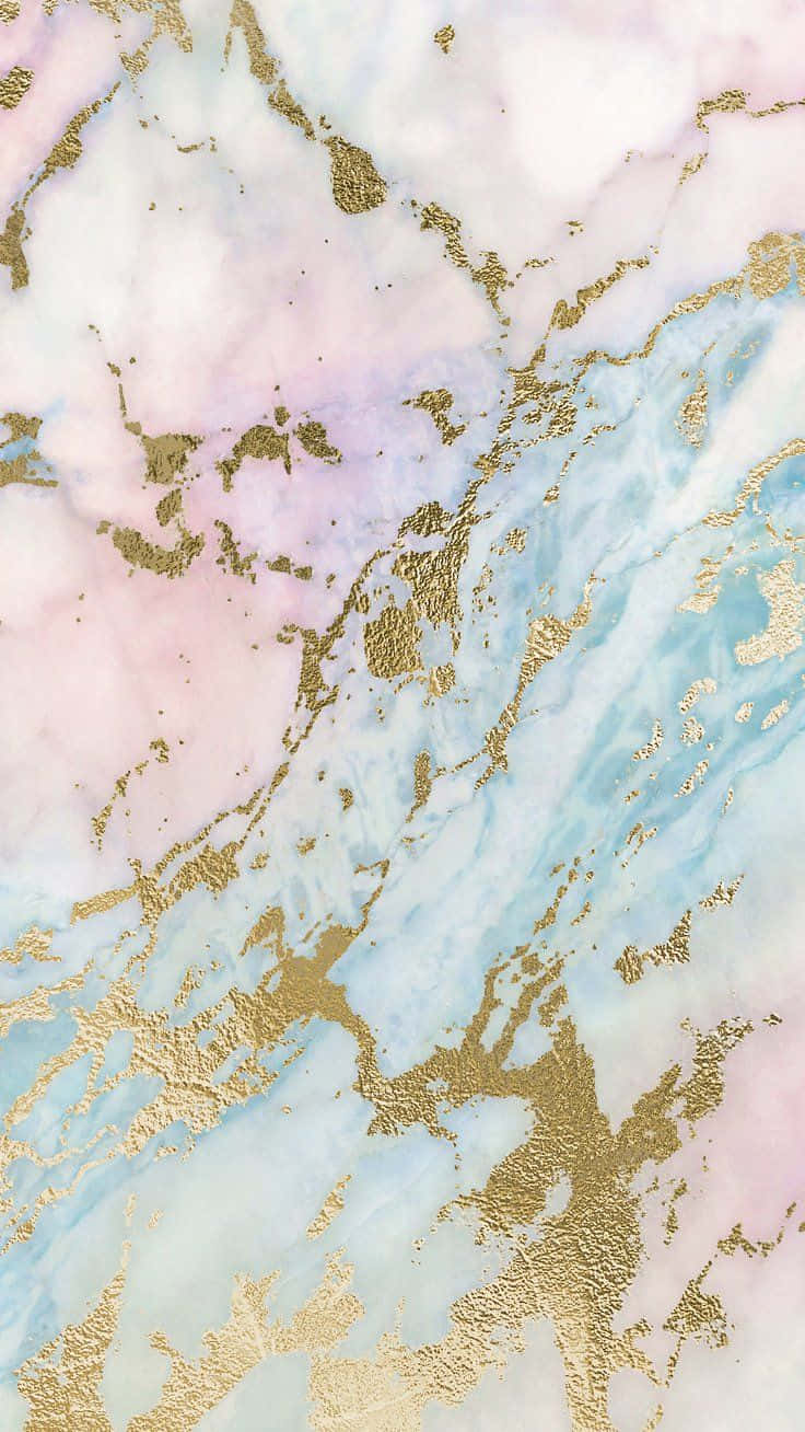 Caption: Elegant Marble Textured Phone Background