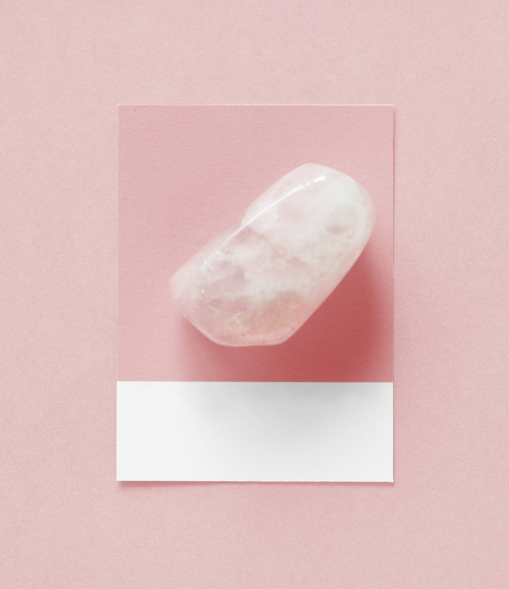 Marble Pink Aesthetic With Card