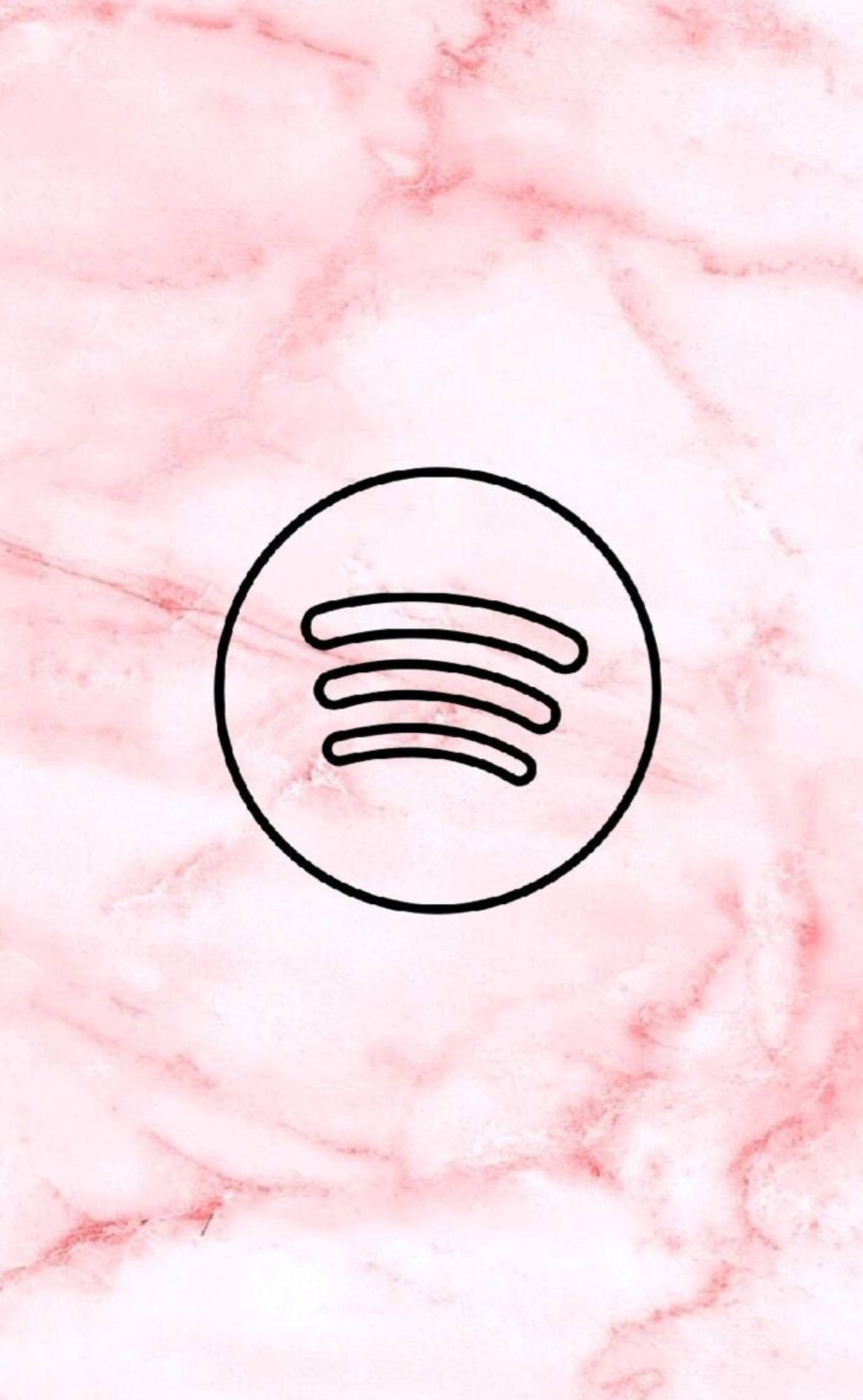 Marble Pink Spotify Wallpaper