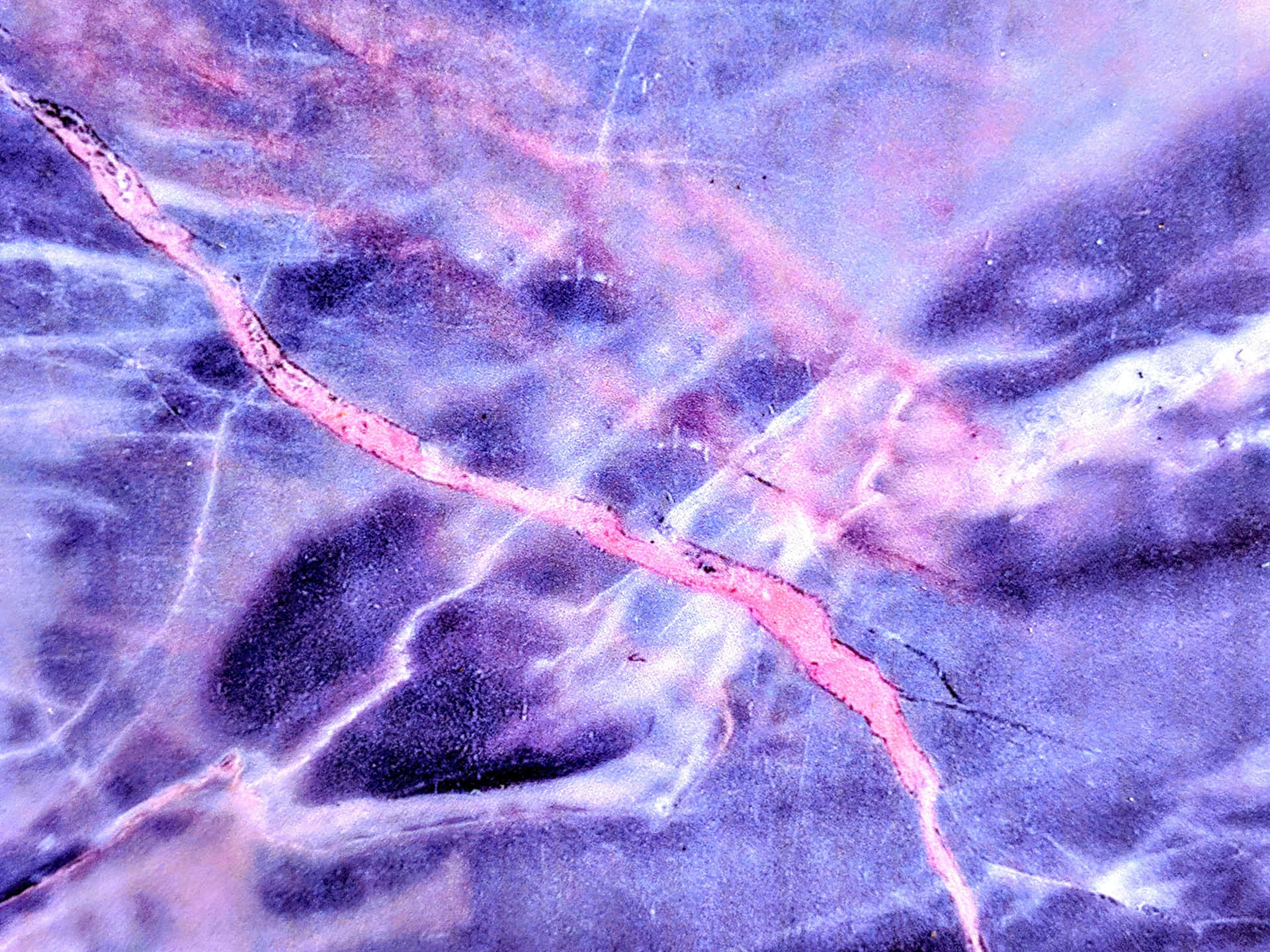 Prominent Veins Marble Purple Background