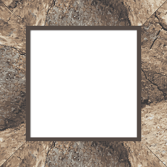 Marble Texture Frameon Wall PNG