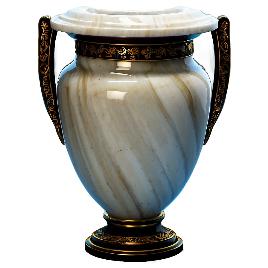 Marble Urn Design Png 06132024 PNG