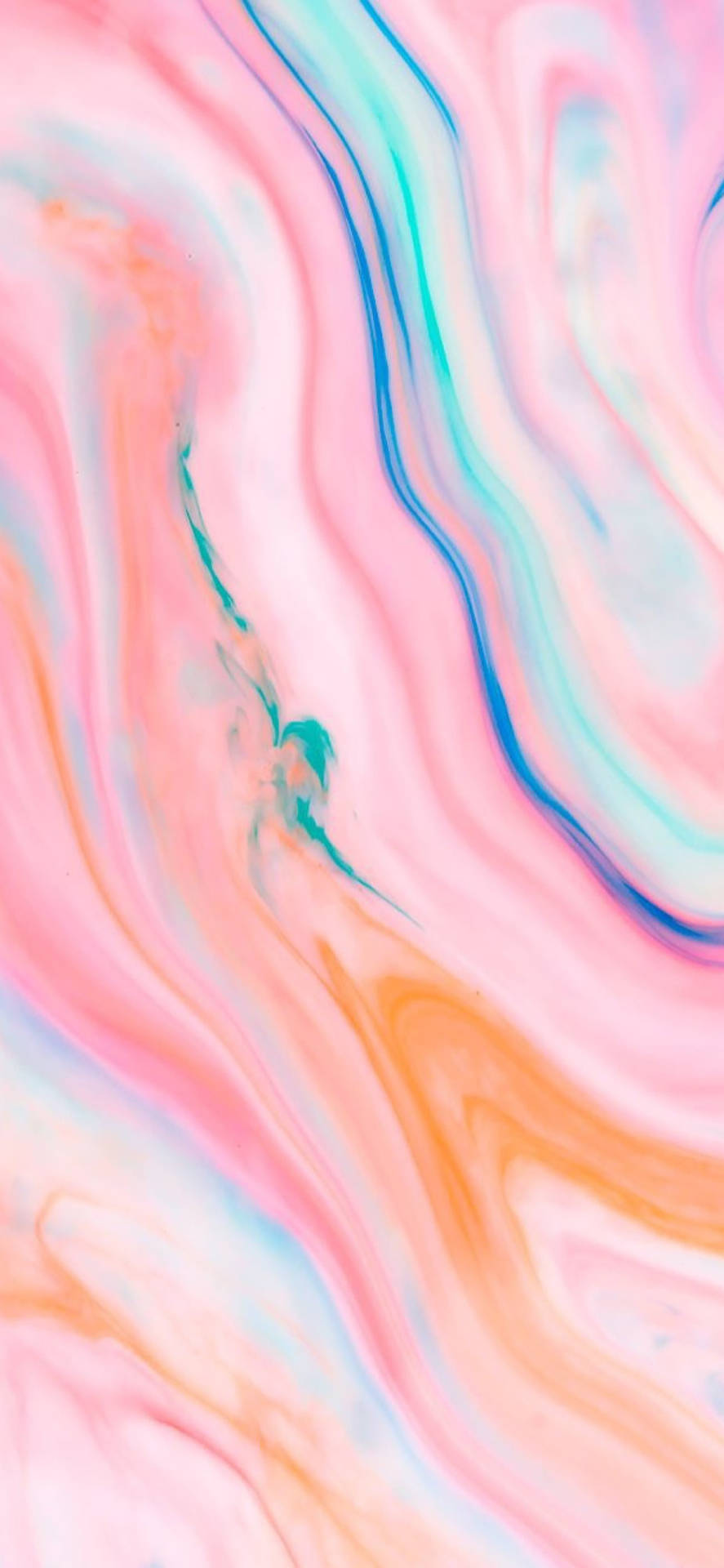 Marbled Cute Pastel Colors Wallpaper