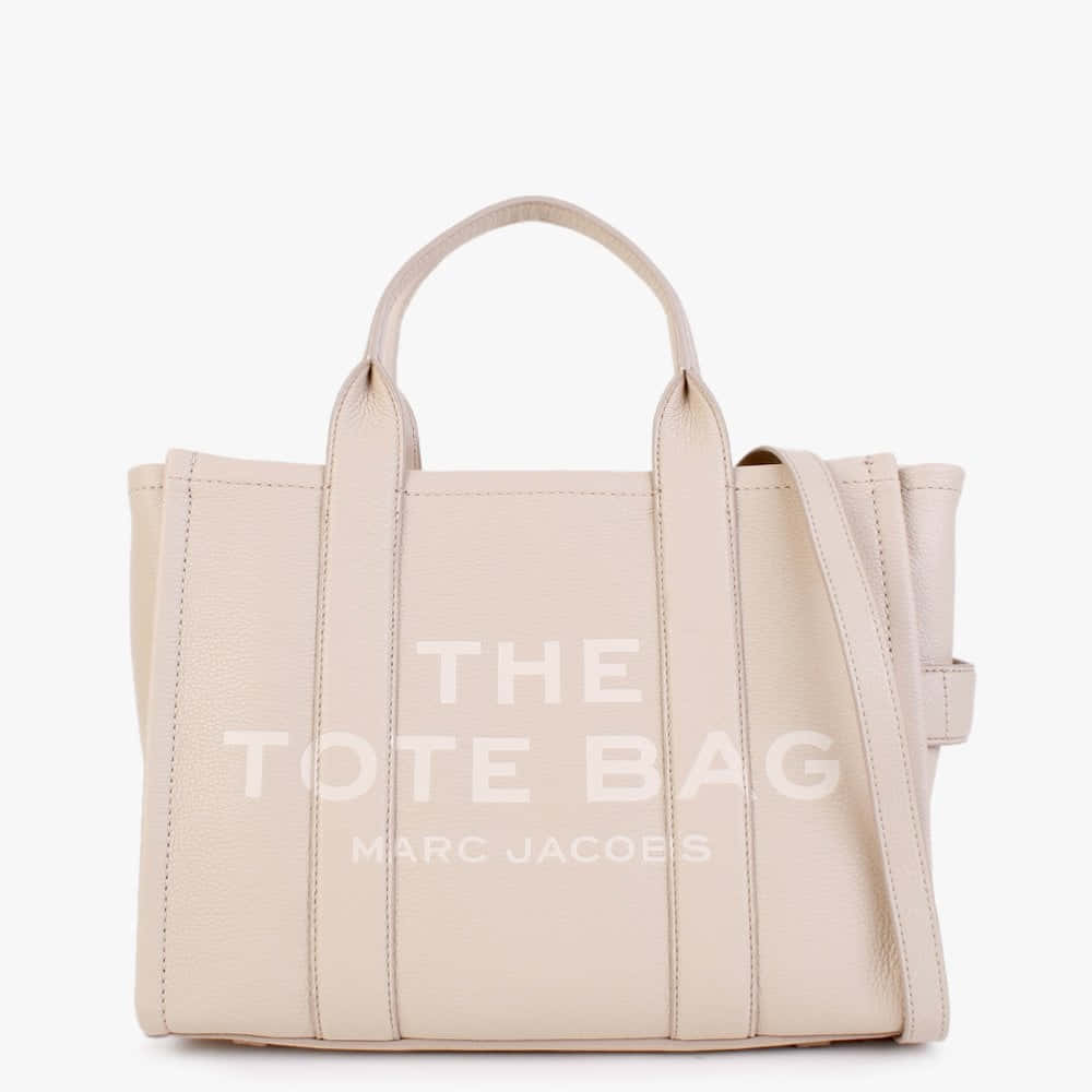 The Tote Bag In Beige Leather