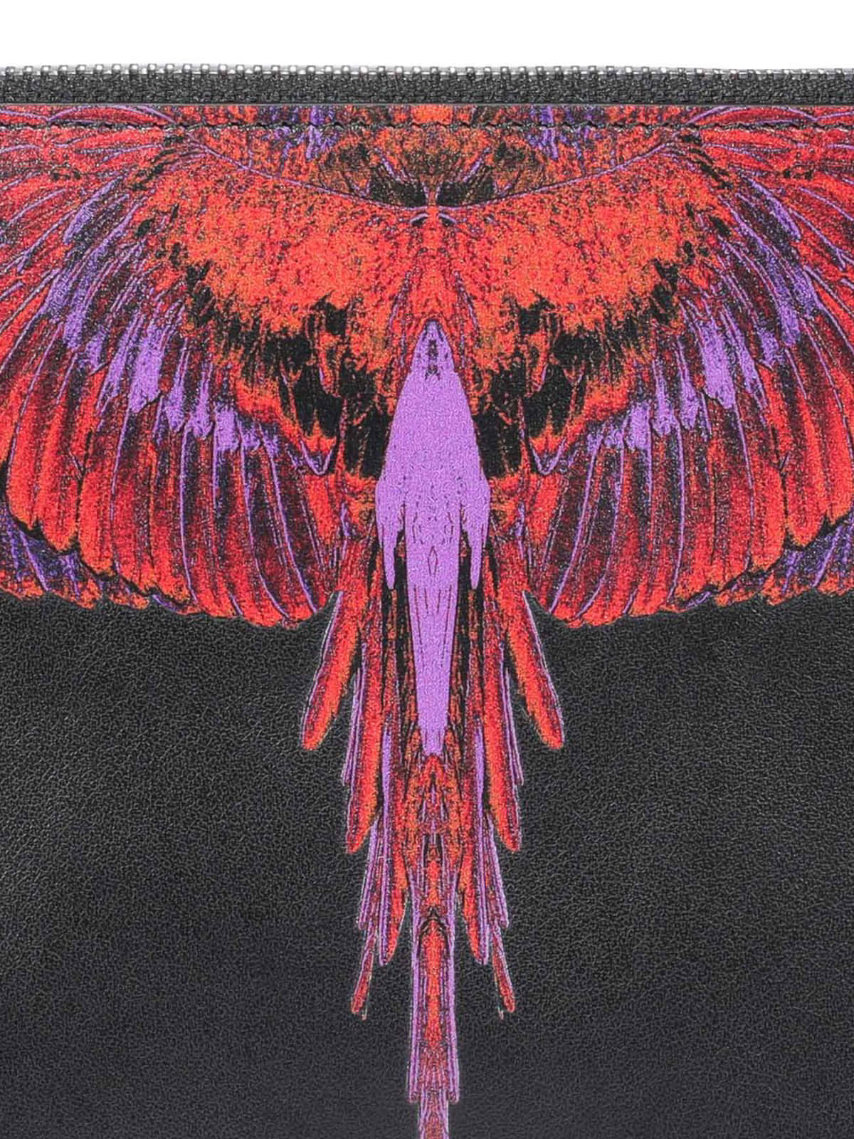 Marcelo Burlon Red Pink Wings Print Wallpaper