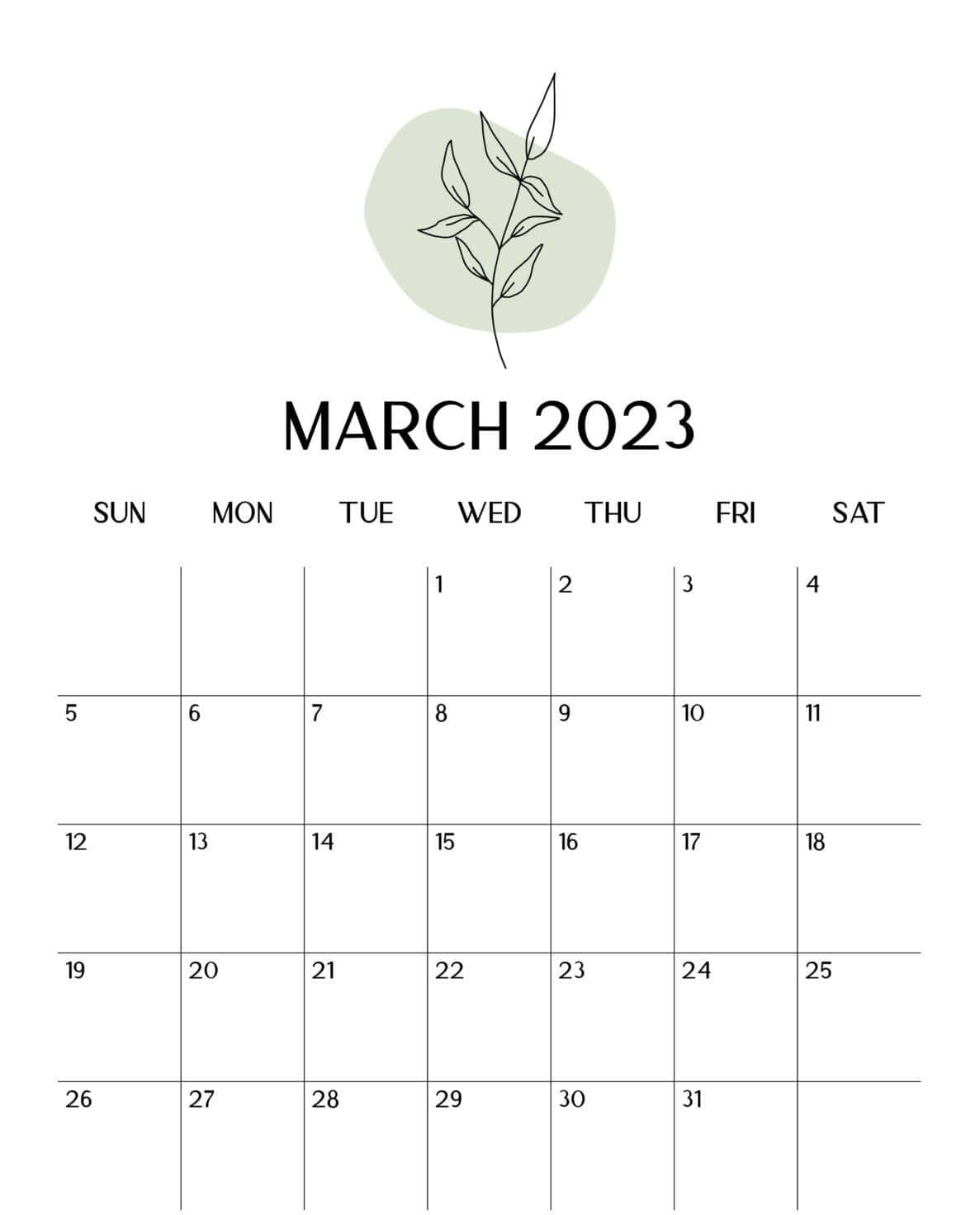 Feiernsie Den Beginn Eines Neuen Monats: März