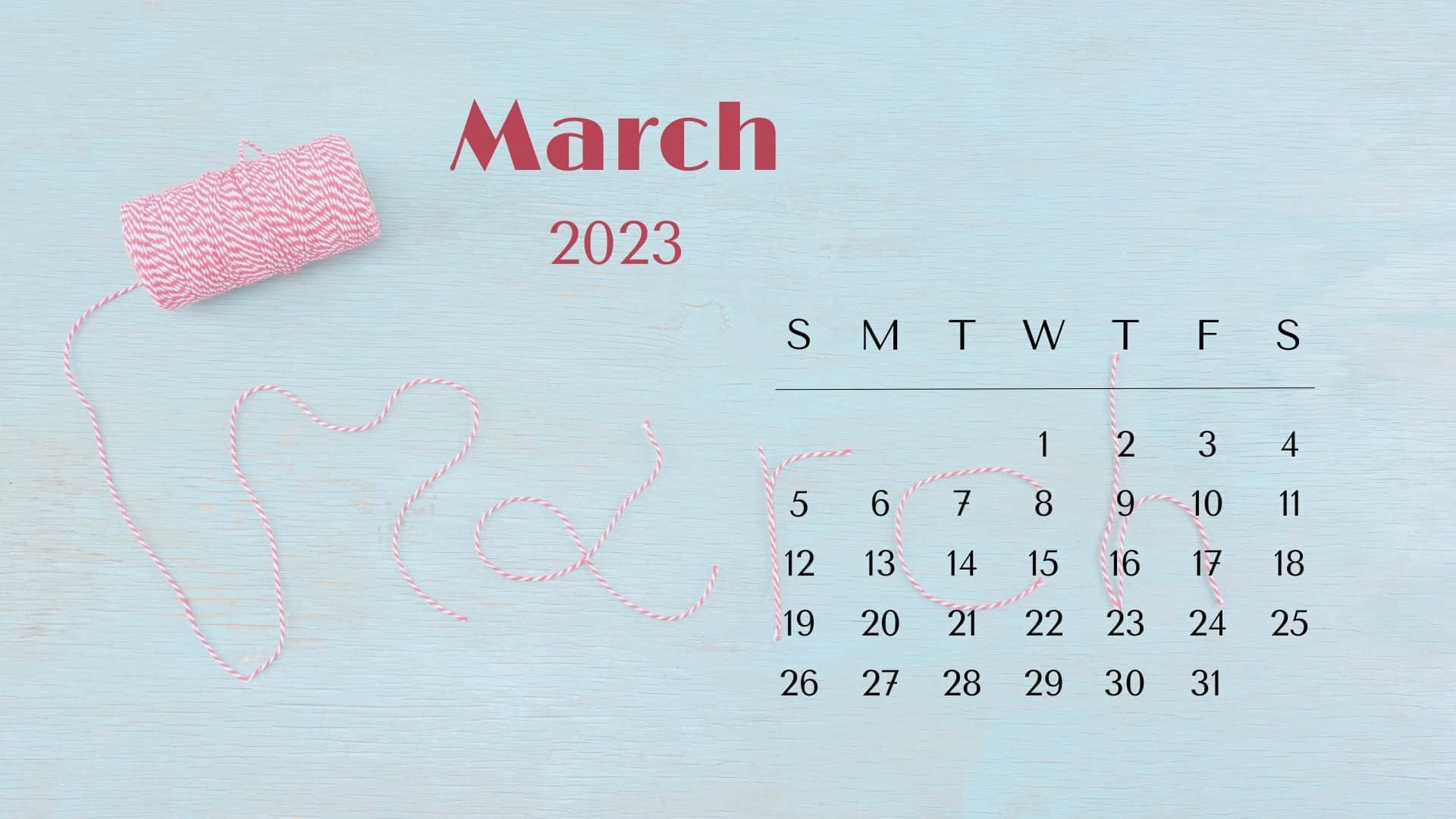 A Calendar With The Word March 2020 On It Wallpaper