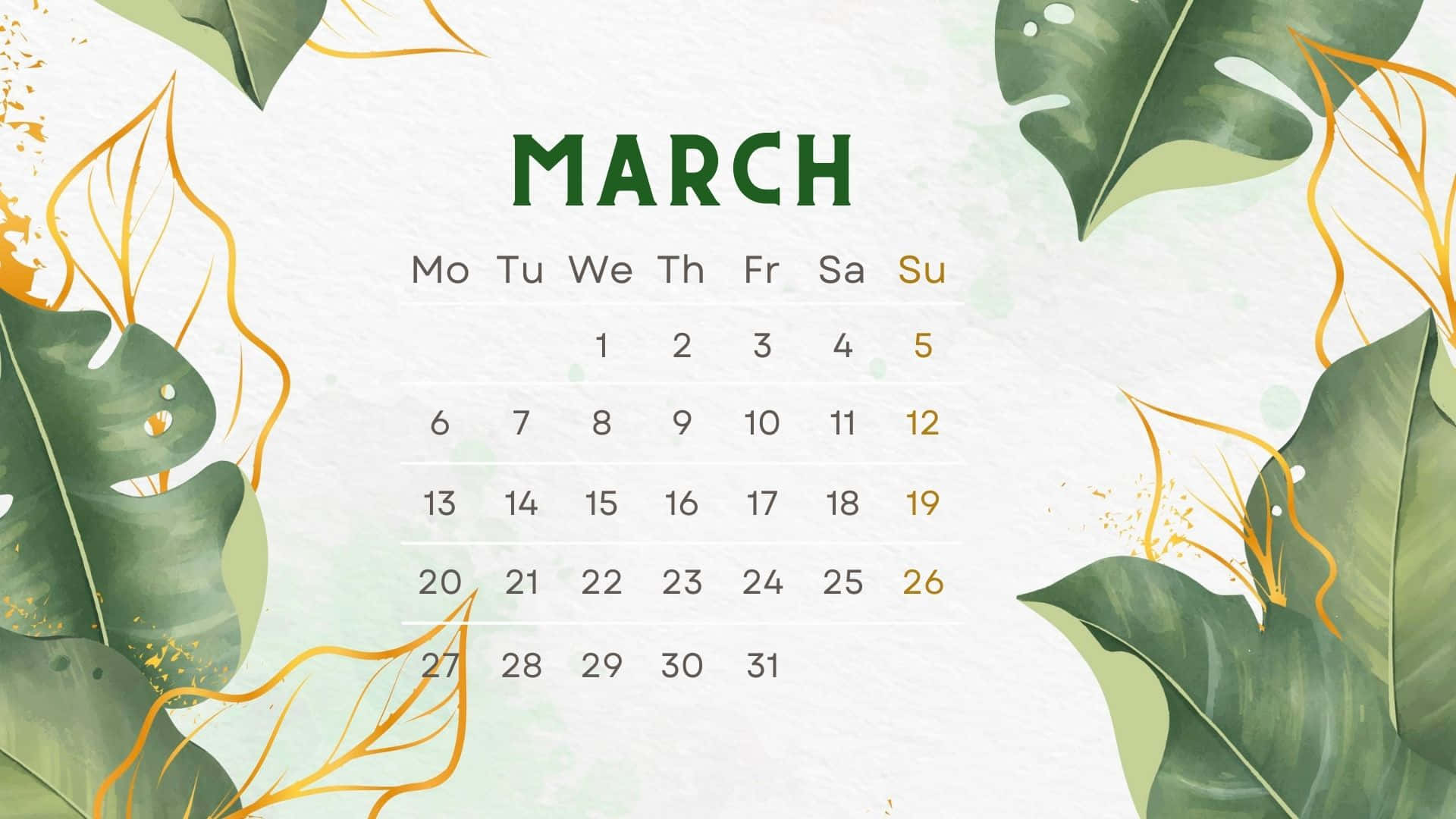 61 March 2023 Calendar Wallpapers  WallpaperSafari