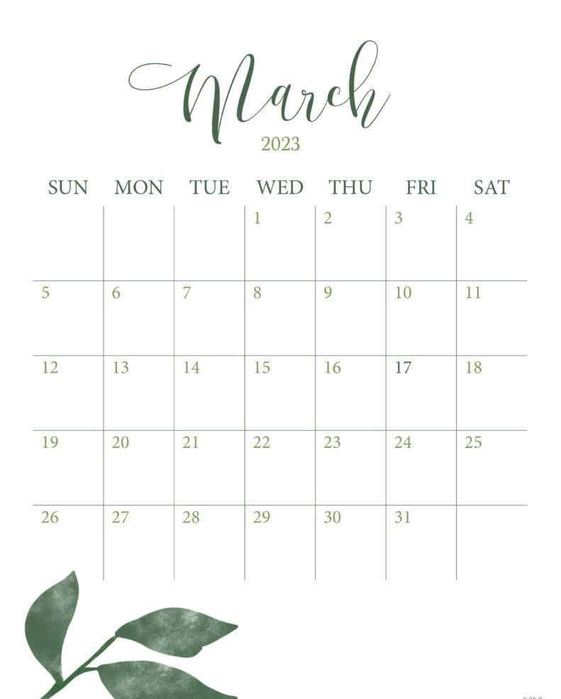 Say hello to March!