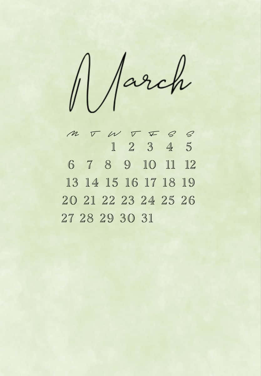 Einensonnigen Tag Im März Genießen