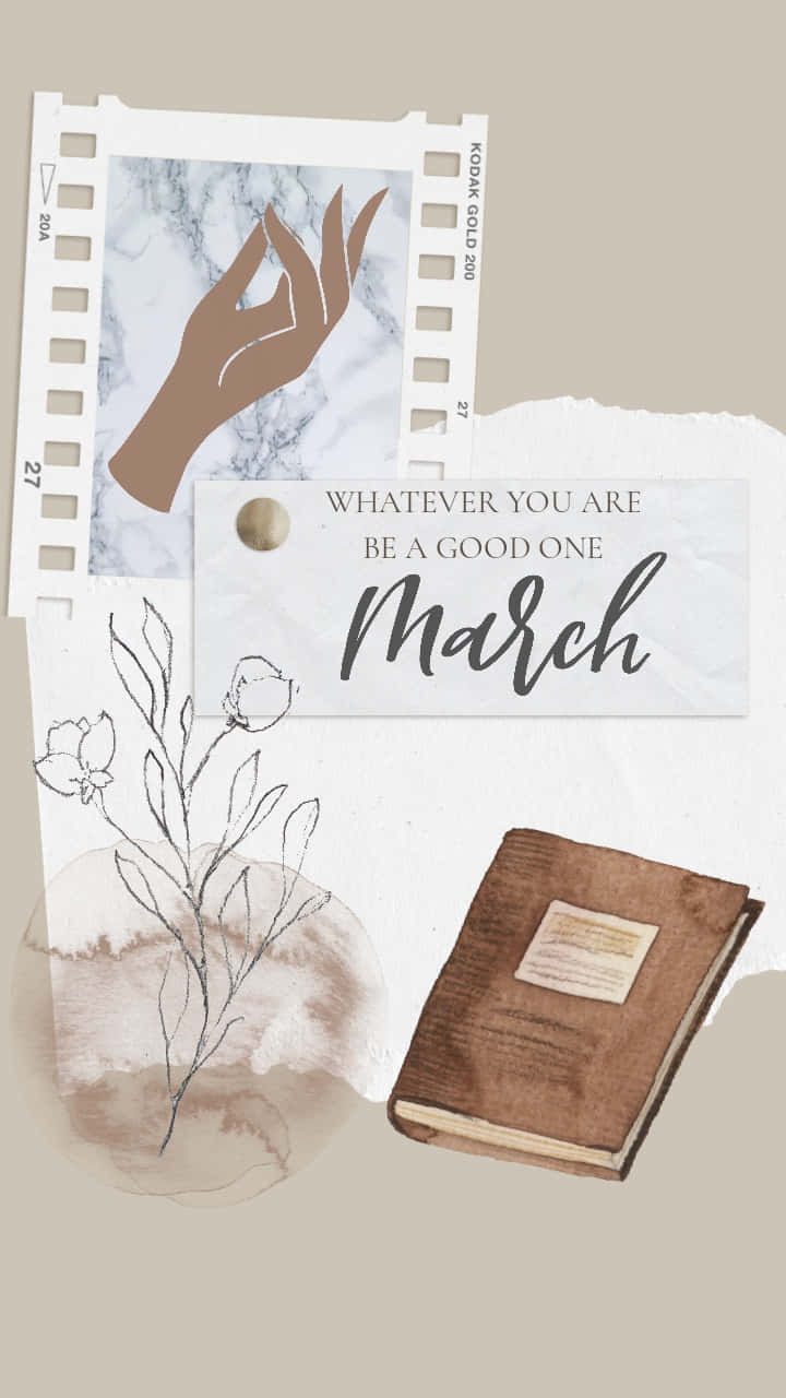 March Inspiration Collage Wallpaper