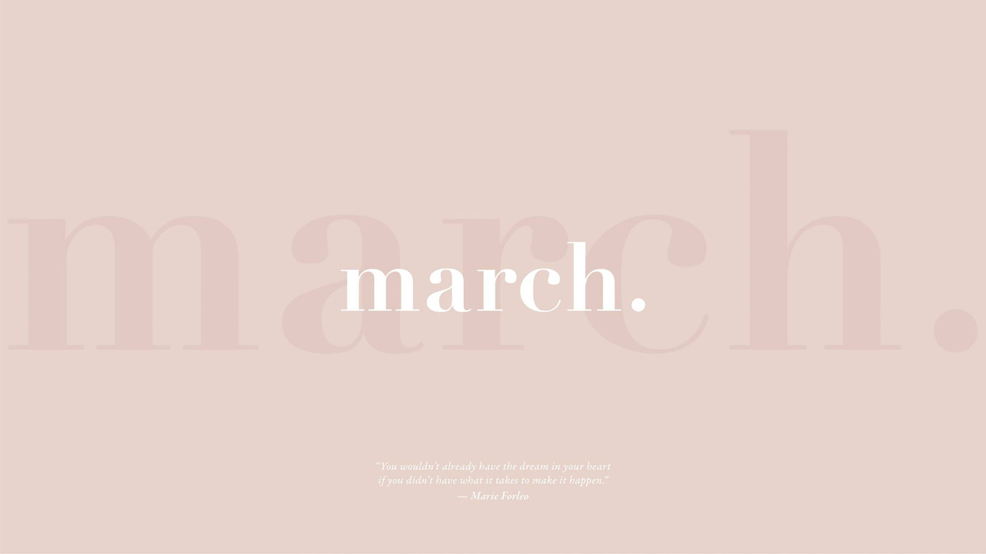 March Quote Marie Forleo