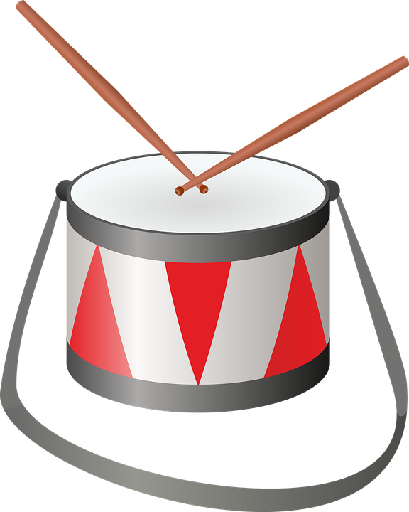 Marching Band Snare Drum Illustration PNG