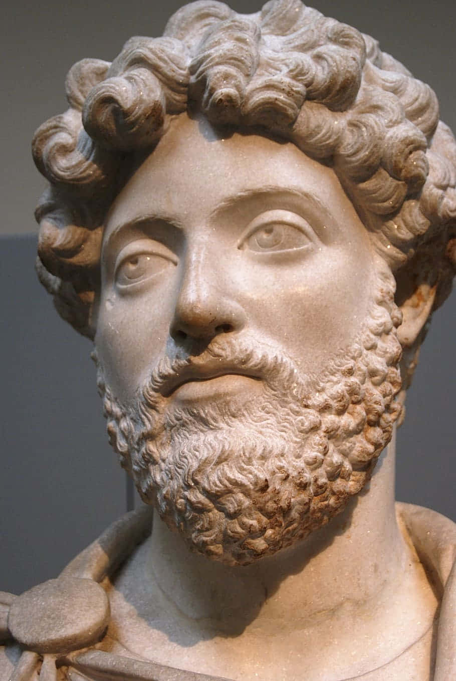 Marcus Aurelius Bust Sculpture Wallpaper