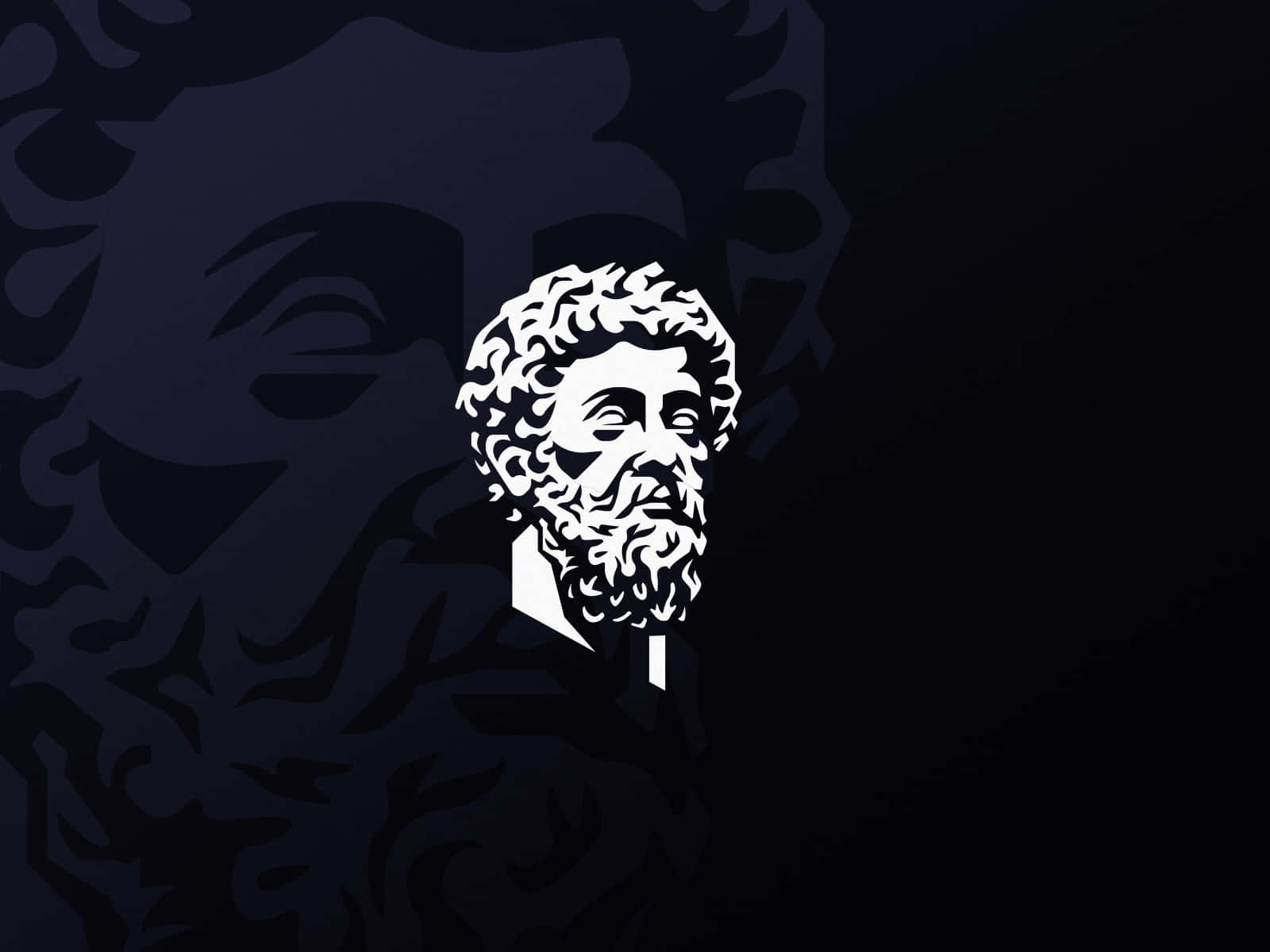 Marcus Aurelius Graphic Portrait Wallpaper